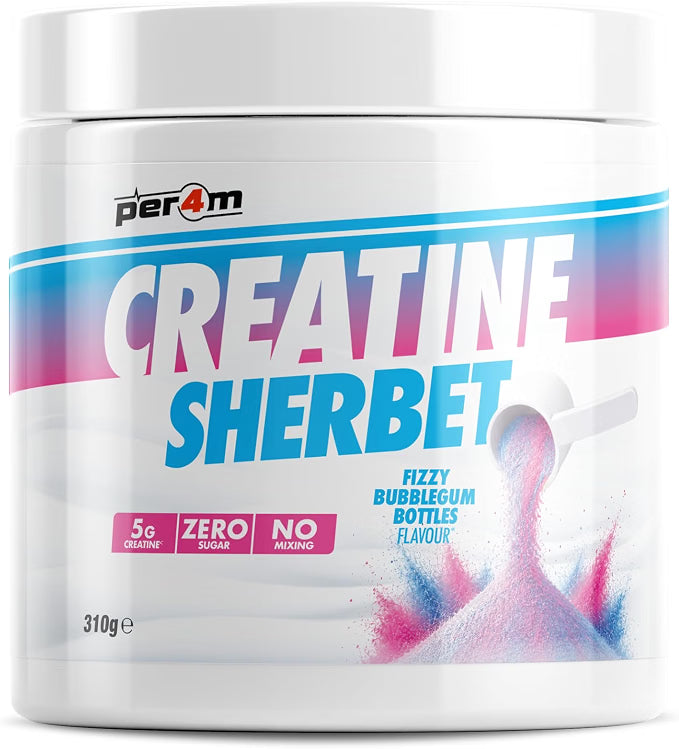 Per4m Creatine Sherbet Dry Scoop Powder Sugar-Free, Vegan & Halal  310g/62 Servings