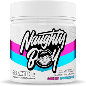 Naughty Boy Flavoured Micronised Creatine Monohydrate Powder & Vegan