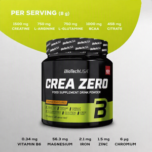 BioTechUSA Crea Zero Sugar-Free Creatine Drink Powder 320g 40 Serving
