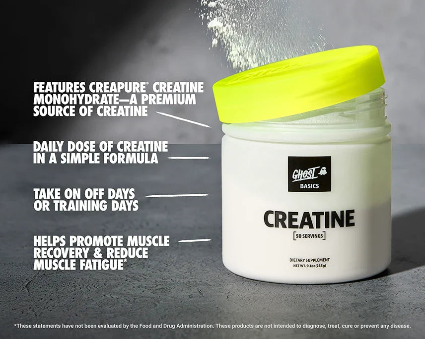 Ghost Basics Creapure Creatine Monohydrate Powder Unflavoured 258g
