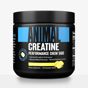 Animal Creatine Chews 5g Monohydrate + AstraGin 120 Chewable Tablets