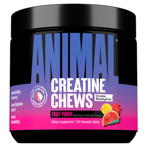 Animal Creatine Chews 5g Monohydrate + AstraGin 120 Chewable Tablets