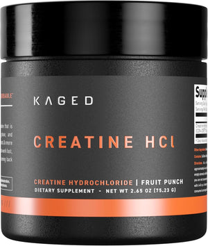 Kaged Patented Creatine HCl Powder Unflavoured 75 Servings