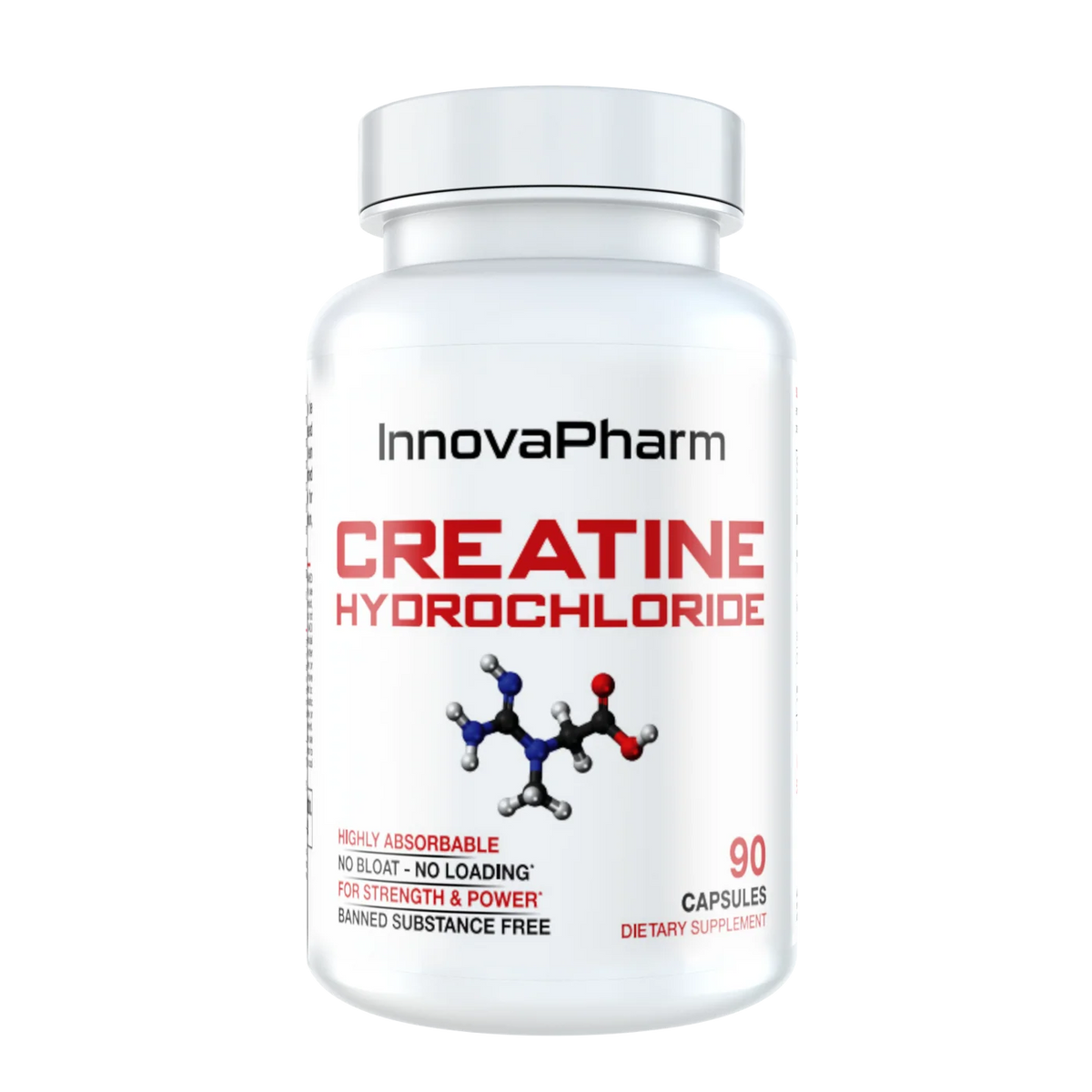 InnovaPharm Creatine Hydrochloride HCL 750mg 90 Capsules