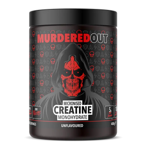 Murdered Out Micronised Creatine Monohydrate Powder Unflavoured 400g