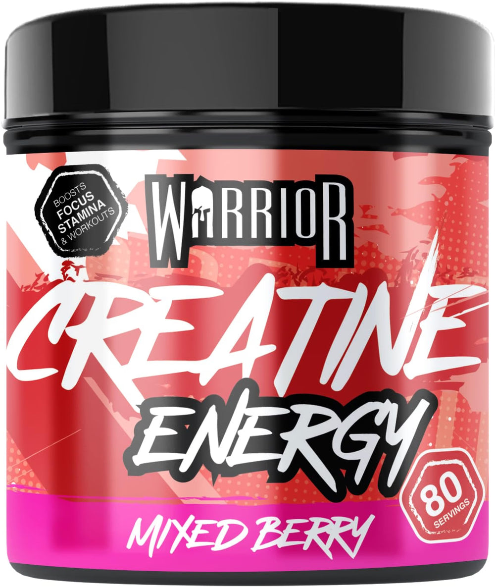 Warrior Creatine Monohydrate Powder + Energy Micronised  360g