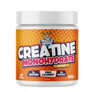 Muscle Moose Flavoured Creatine Monohydrate Powder 4g Creatine Delicious Flavours 200g