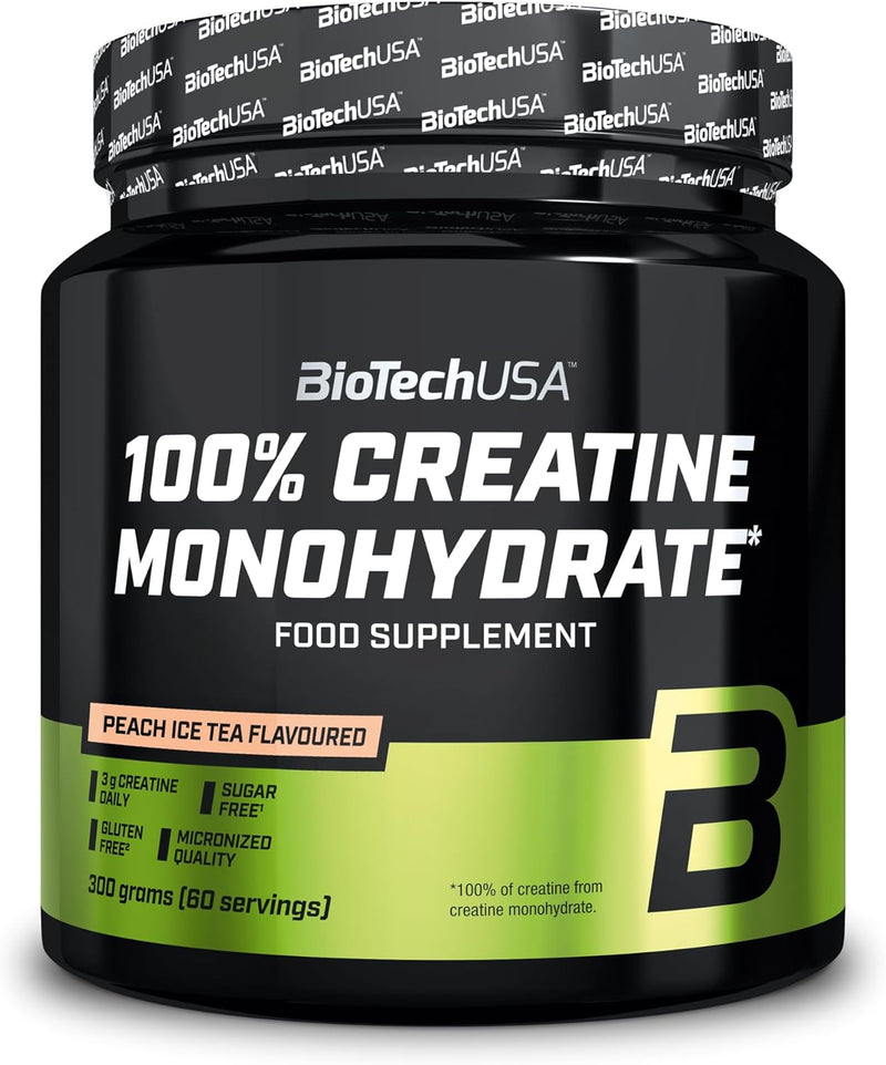 BioTechUSA 100% Creatine Monohydrate Micronised Quality 300g 60 Serving