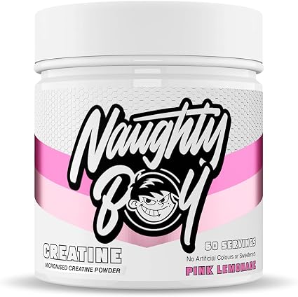 Naughty Boy Flavoured Micronised Creatine Monohydrate Powder & Vegan