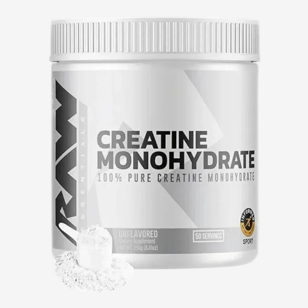 RAW Nutrition CBUM Essential Creatine Monohydrate – Unflavored 250g, 510g