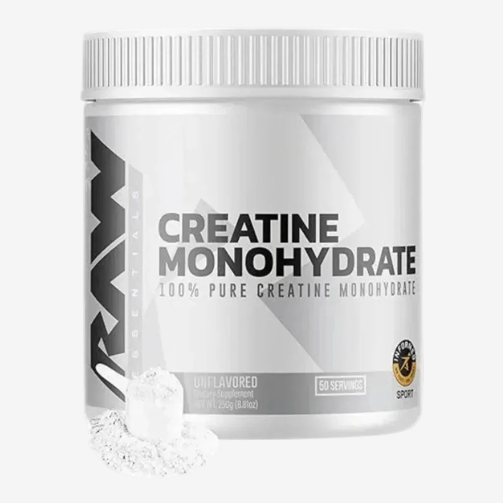 RAW Nutrition CBUM Essential Creatine Monohydrate – Unflavored 250g, 510g