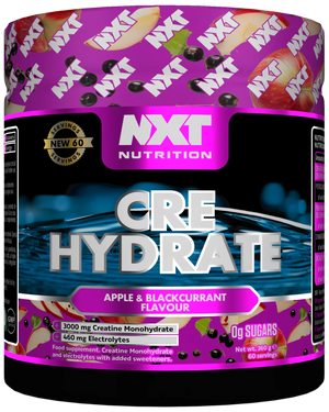 NXT Nutrition CRE Hydrate Powder Creatine Monohydrate & Electrolytes 180g, 360g
