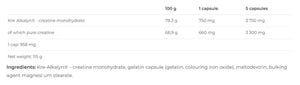 Nutrend Kre-Alkalyn 750 mg 120 Cap