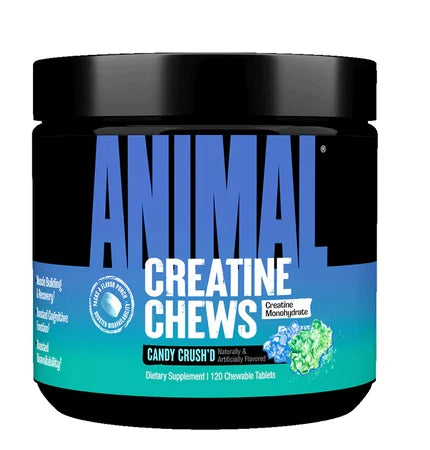 Animal Creatine Chews 5g Monohydrate + AstraGin 120 Chewable Tablets