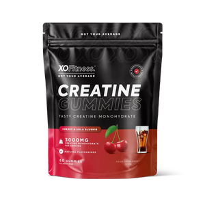 XO Fitness Creatine Gummies Dual Flavour 3,000mg Daily Dose 60 Gummies / 20 Servings
