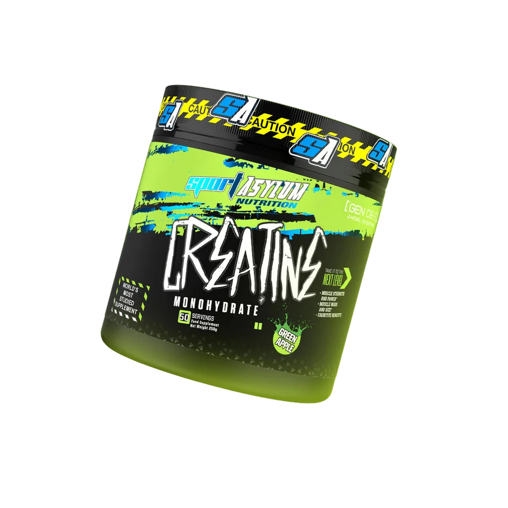 Sport Asylum Flavoured Creatine Monohydrate Powder 4g Dose 250g / 50 Servings