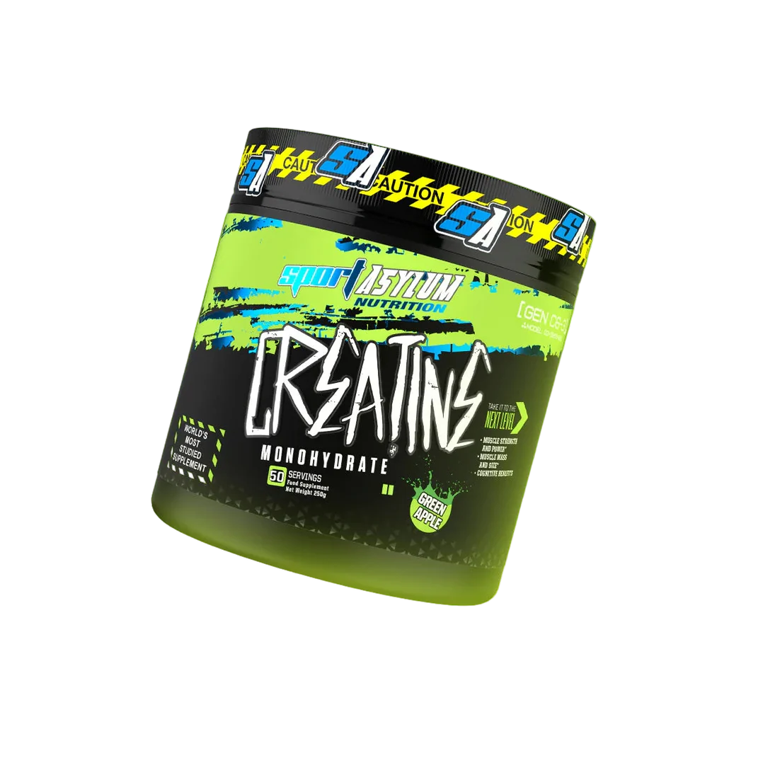 Sport Asylum Flavoured Creatine Monohydrate Powder 4g Dose 250g / 50 Servings