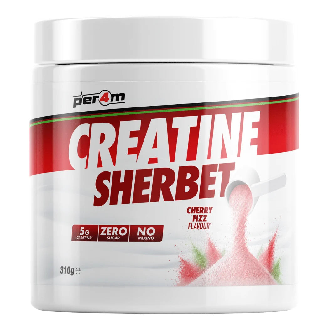 Per4m Creatine Sherbet Dry Scoop Powder Sugar-Free, Vegan & Halal  310g/62 Servings
