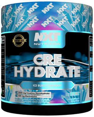 NXT Nutrition CRE Hydrate Powder Creatine Monohydrate & Electrolytes 180g, 360g