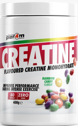 Per4m Pure Micronised Creatine Monohydrate Powder Sugar & Gluten-Free 150g, 400g