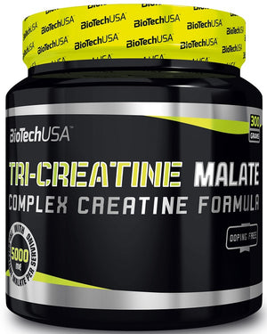 BioTechUSA Tri Creatine Malate 300g Complex Creatine Formula 5000mg 60 Servings