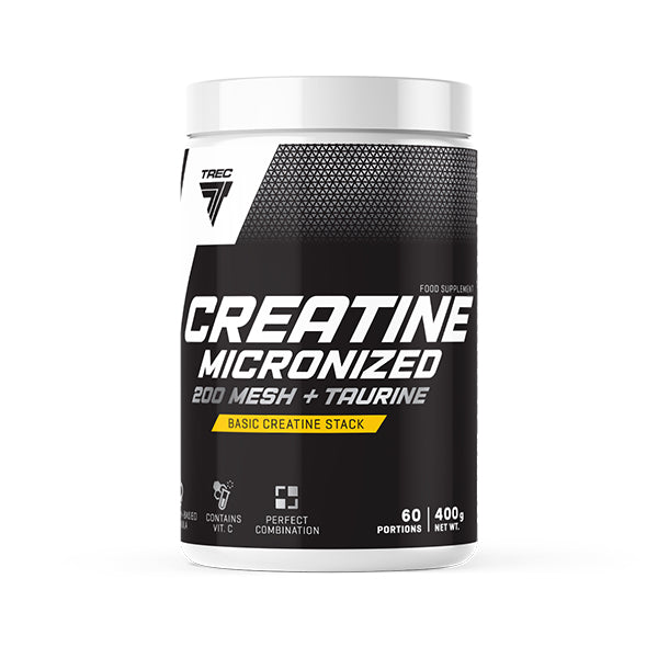 TREC Nutrition Creatine Micronised 200 Mesh + Taurine & Vit C 200g & 400g