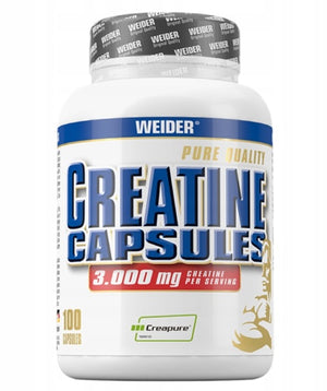 Weider Pure Creapure Creatine Monohydrate Capsules 100 Caps / 33 Servings