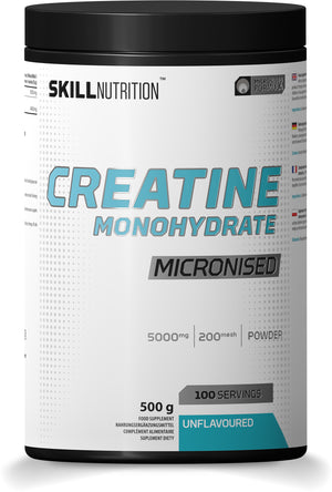 Skill Nutrition Micronised Creatine Monohydrate Unflavoured 300g / 500g