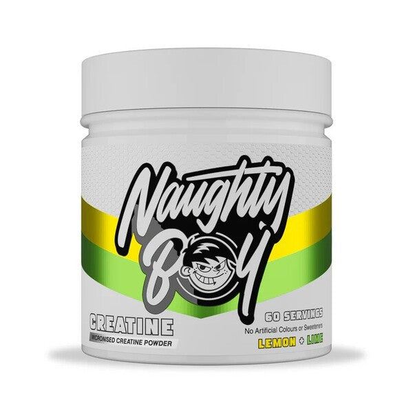 Naughty Boy Flavoured Micronised Creatine Monohydrate Powder & Vegan