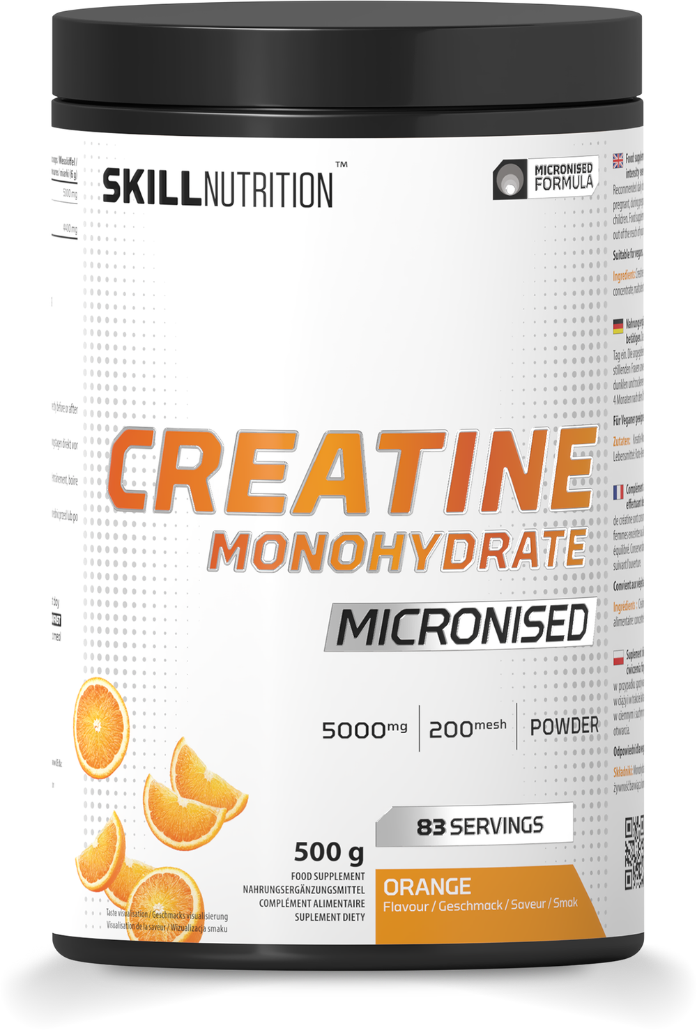 Skill Nutrition Micronised Creatine Monohydrate Flavoured 500g