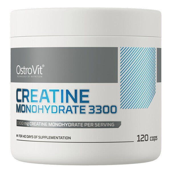 OstroVit Creatine Monohydrate 3300mg per Serving 120 Caps