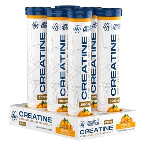 Applied Nutrition Creatine Monohydrate Micronised Effervescent Tablets 6 x 16 Pack 96 Tablets