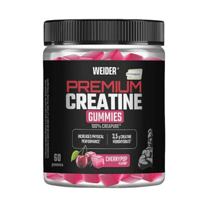 Weider Premium Creapure® Creatine Gummies – Cherry 60 Gummies / 20 Servings