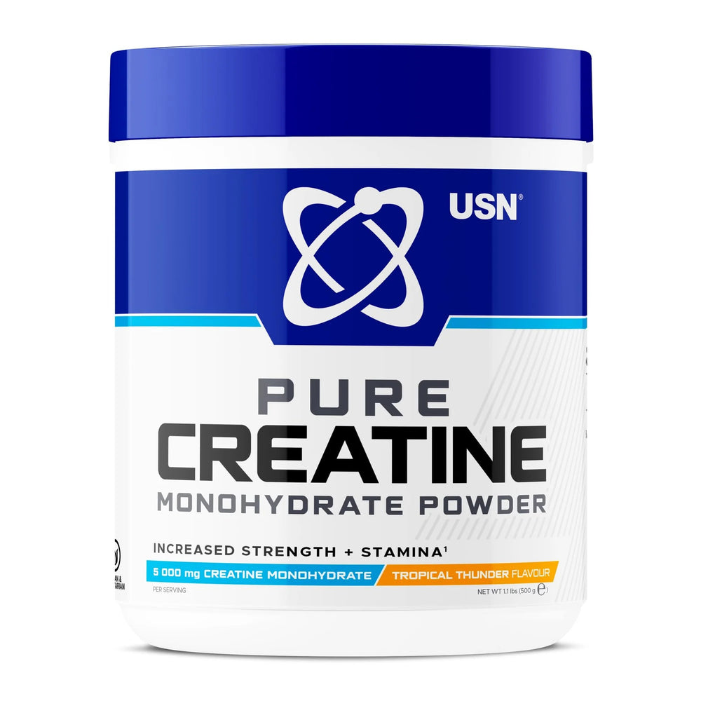 USN Creatine Micronised Monohydrate Powder Flavoured & Vegan 500g