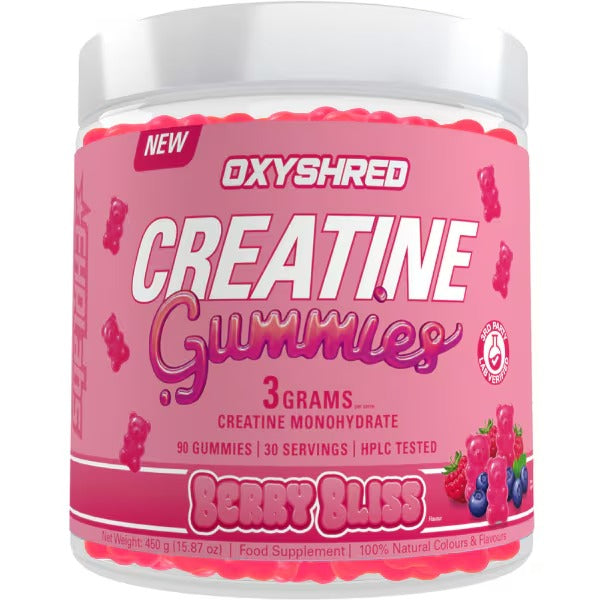 EHP Labs Oxyshred Creatine Gummies Berry Bliss 90 Gummies