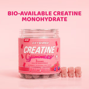 EHP Labs Oxyshred Creatine Gummies Berry Bliss 90 Gummies
