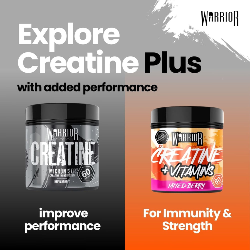 Warrior Creatine + Multivitamin Powder  Vitamins & Minerals 360g / 80 Servings