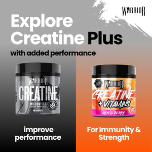 Warrior Creatine + Multivitamin Powder  Vitamins & Minerals 360g / 80 Servings