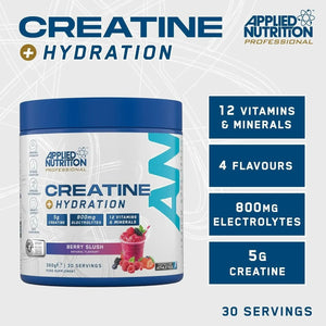 Applied Nutrition Creatine and Hydration Powder 330g 30 Servings