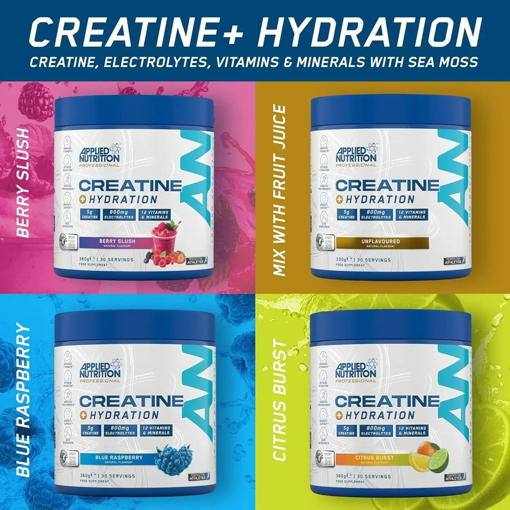 Applied Nutrition Creatine and Hydration Powder 330g 30 Servings