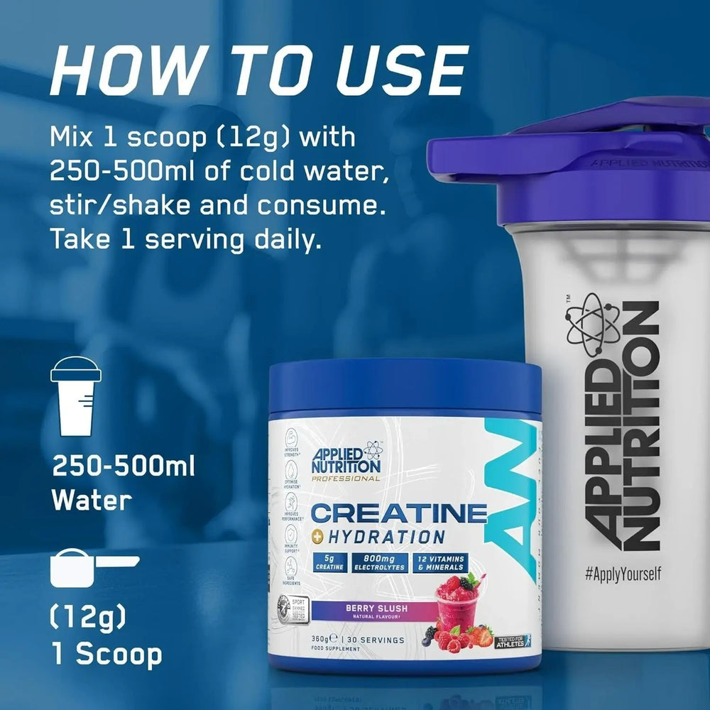 Applied Nutrition Creatine and Hydration Powder 330g 30 Servings