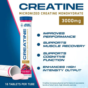 Applied Nutrition Creatine Monohydrate Micronised Effervescent Tablets 6 x 16 Pack 96 Tablets