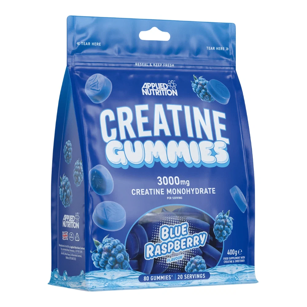 Applied Nutrition Creatine Gummies Flavoured Halal Vegan 400g, 80 Gummies 20 Servings