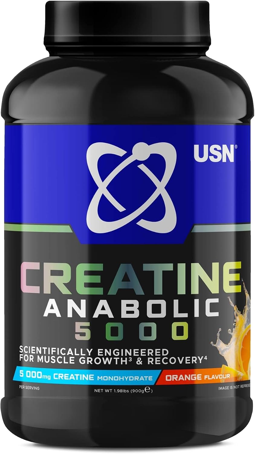 USN Creatine Anabolic Powder Flavoured Creatine BCAAs & Carbs  900g