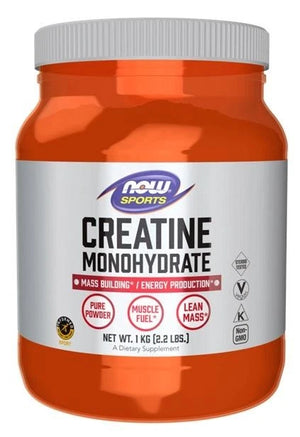 NOW Sports Micronised Pure Creatine Monohydrate Powder Additive-Free & Vegan