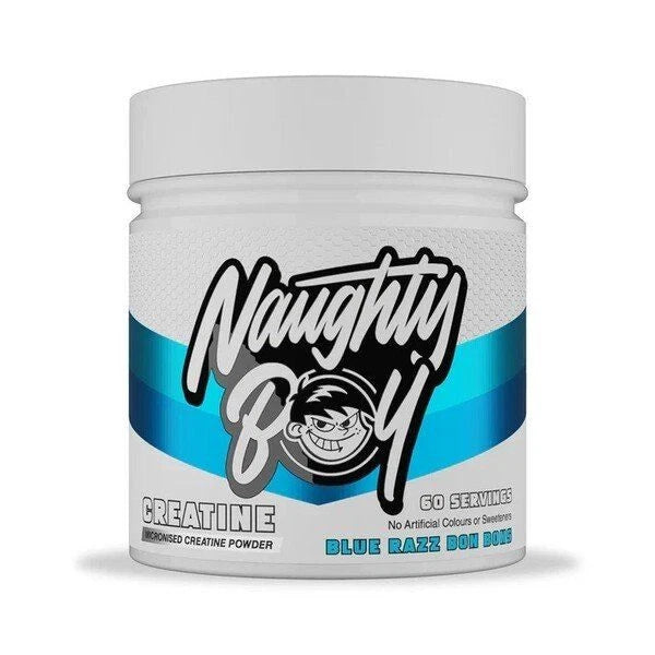 Naughty Boy Flavoured Micronised Creatine Monohydrate Powder & Vegan