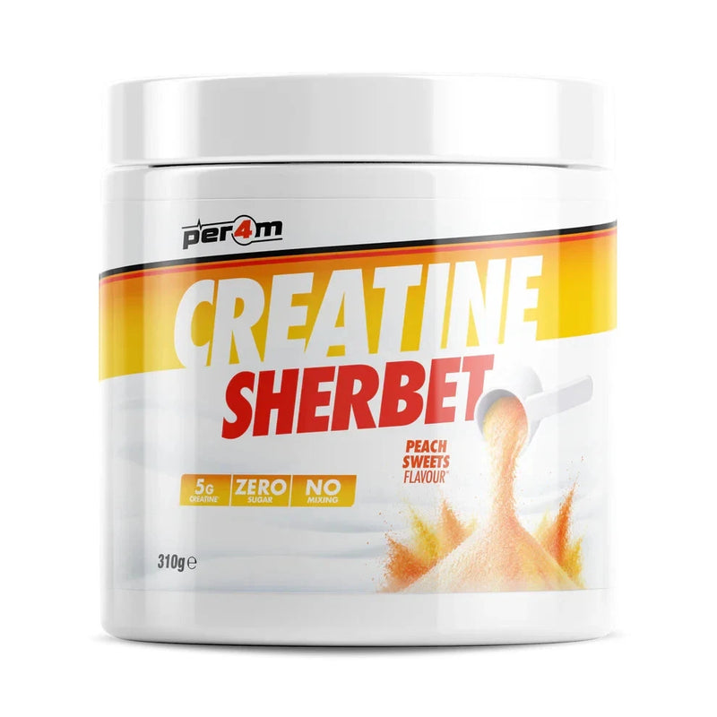 Per4m Creatine Sherbet Dry Scoop Powder Sugar-Free, Vegan & Halal  310g/62 Servings