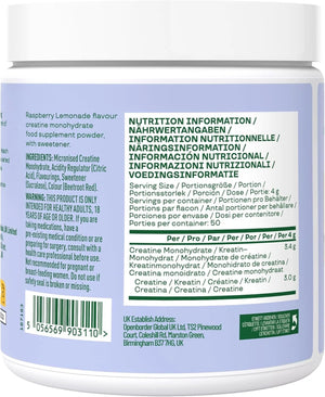 Bloom Nutrition Vegan Micronised Creatine Monohydrate Powder 204 g
